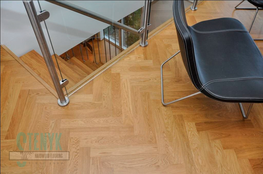 70mm Fishbone parquet, Select grade in the house by the sea